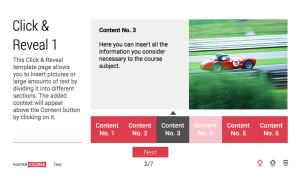 click & reveal templates