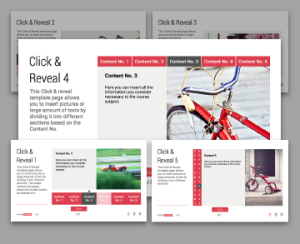 Click & Reveal Lectora templates