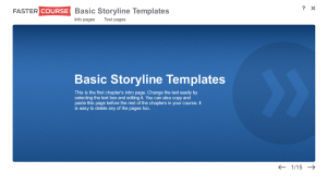 Storyline templates basic