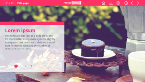 Articulate Storyline template - data visualization