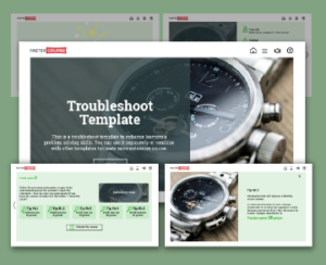 troubleshoot captivate template