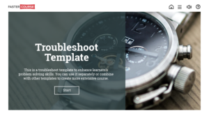 troubleshoot captivate template