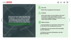 troubleshoot captivate template