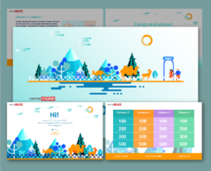 Storyline trivia game template