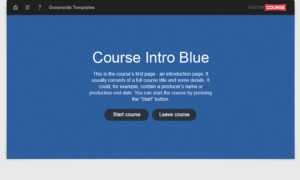 Adobe Captivate template Oceanside