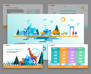 Lectora Trivia game template