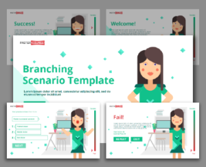 Lectora branching template