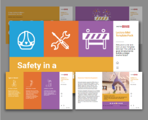 Responsive templates Lectora - Construction site