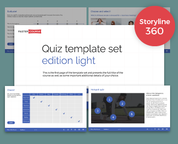 Articulate Storyline Templates - E-learning Templates - FasterCourse