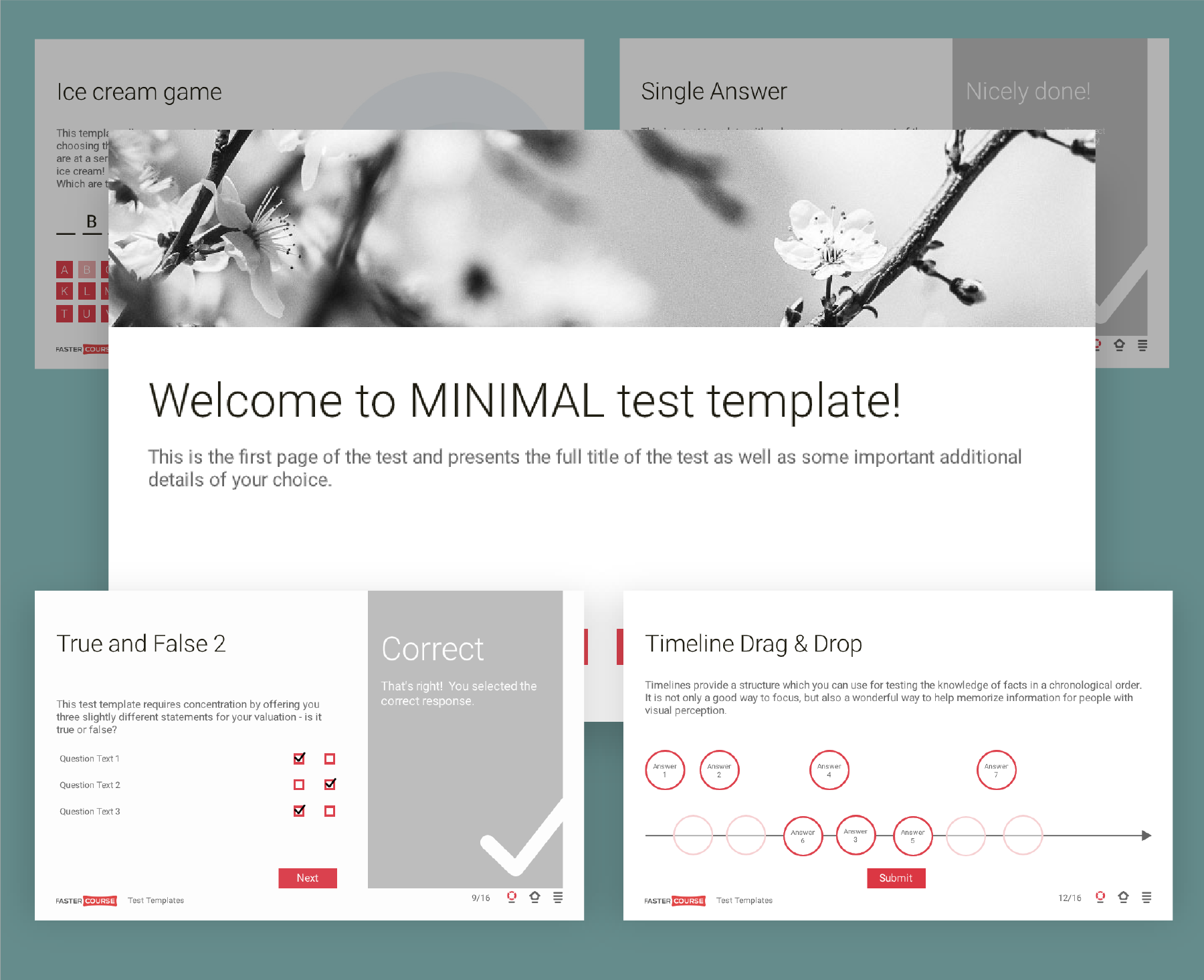 Elearning Templates for Course Development - FasterCourse