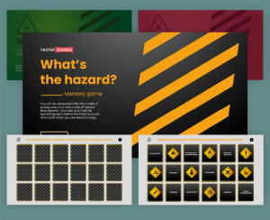 Articulate Storyline game template flip cards