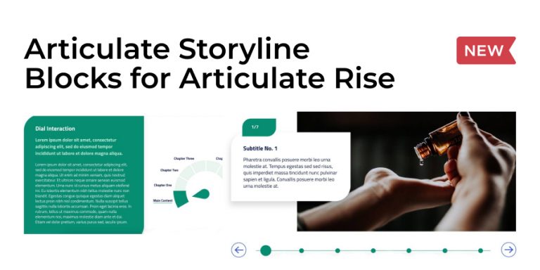 Articulate Storyline Blocks For Articulate Rise First Set E